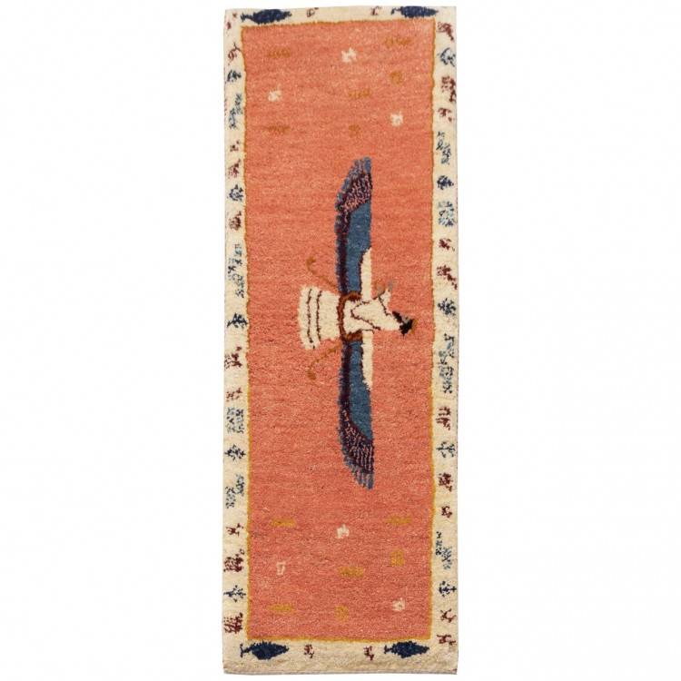 Персидский габбе ручной работы Бакхтиари Код 152378 - 55 × 150