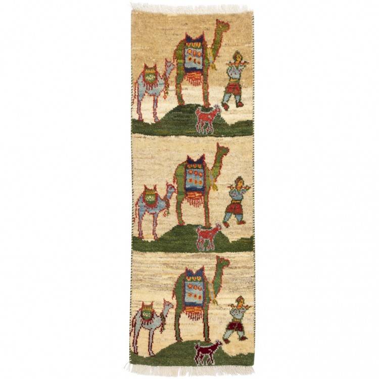 Персидский габбе ручной работы Бакхтиари Код 152384 - 42 × 116