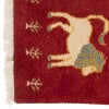 Gabbeh persan Bakhtiari fait main Réf ID 152392 - 42 × 118