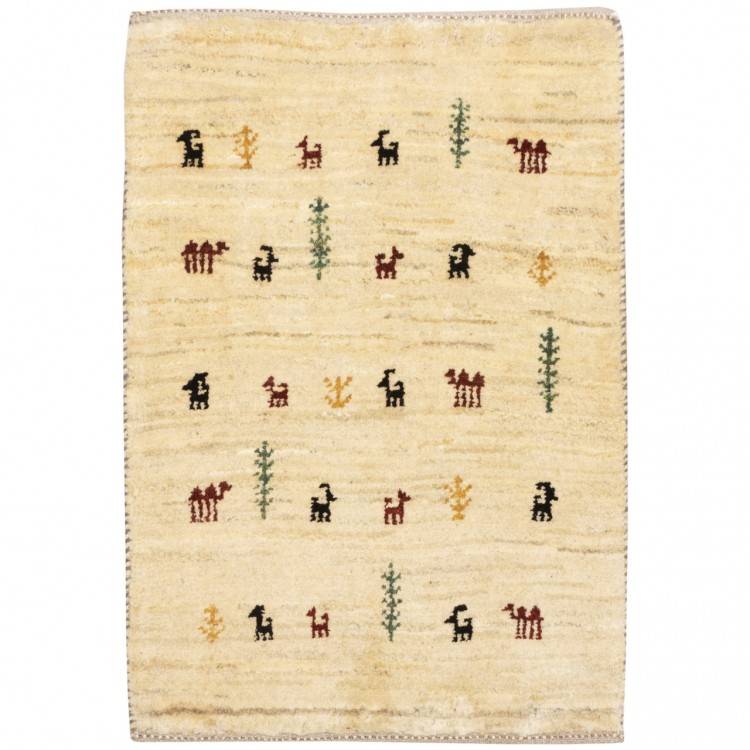 Персидский габбе ручной работы Бакхтиари Код 152405 - 56 × 80
