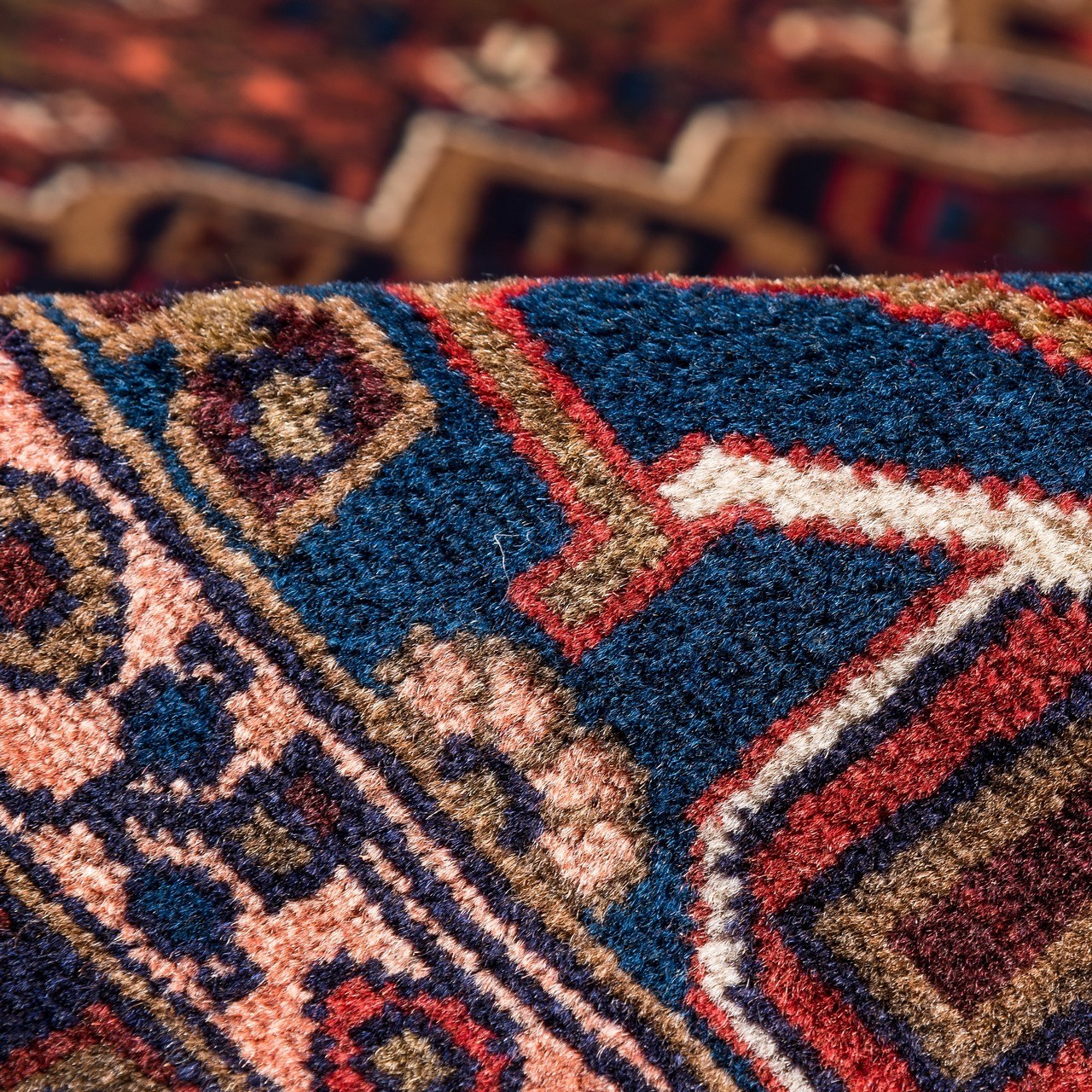 فرش دستباف ذرع و نیم کردستان کد 167039
