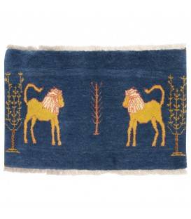 Персидский габбе ручной работы Бакхтиари Код 152409 - 92 × 60