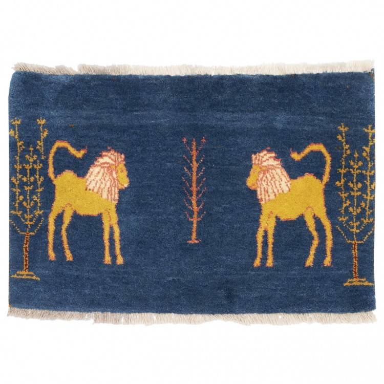 Персидский габбе ручной работы Бакхтиари Код 152409 - 92 × 60