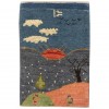 Персидский габбе ручной работы Бакхтиари Код 152410 - 52 × 72