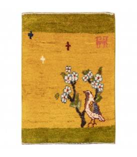 Персидский габбе ручной работы Бакхтиари Код 152411 - 52 × 74