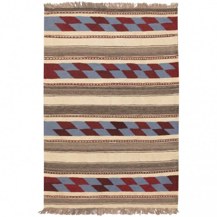 Персидский килим ручной работы Бакхтиари Код 152276 - 96 × 143
