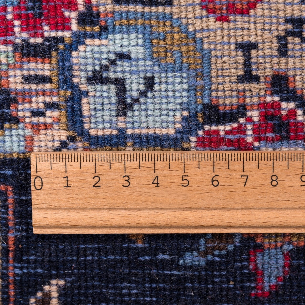 فرش دستباف قدیمی پنج متری یزد کد 166004