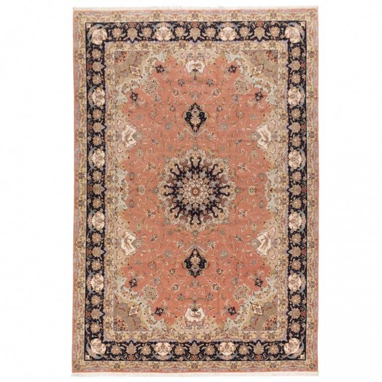 イランの手作りカーペット タブリーズ 番号 183101 - 340 × 500