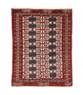 イランの手作りカーペット トルクメン 番号 183116 - 100 × 130