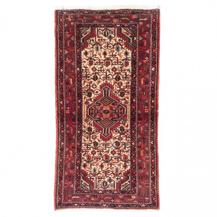 イランの手作りカーペット フセイン アバド 番号 183121 - 84 × 158