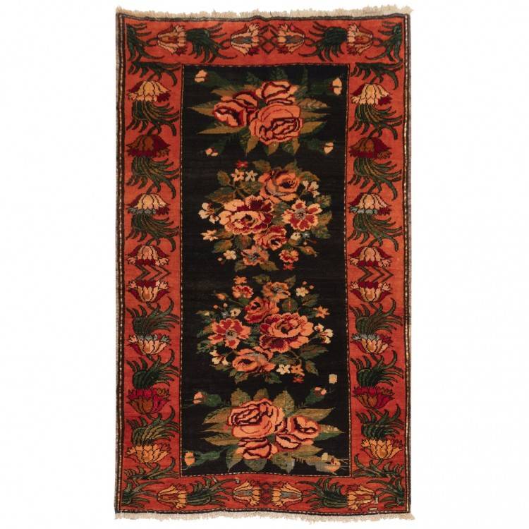 فرش دستباف قدیمی دو و نیم متری آذربایجان کد 127002