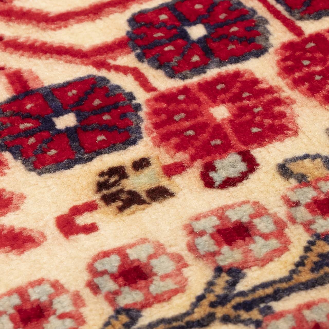 فرش دستباف قدیمی نیم متری جوزان کد 127021