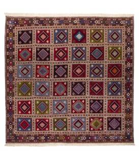 イランの手作りカーペット トークフーンチェ 番号 122589 - 204 × 201