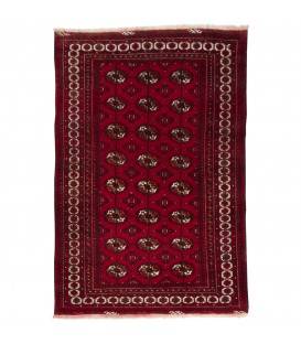 イランの手作りカーペット トルクメン 番号 130015 - 125 × 190