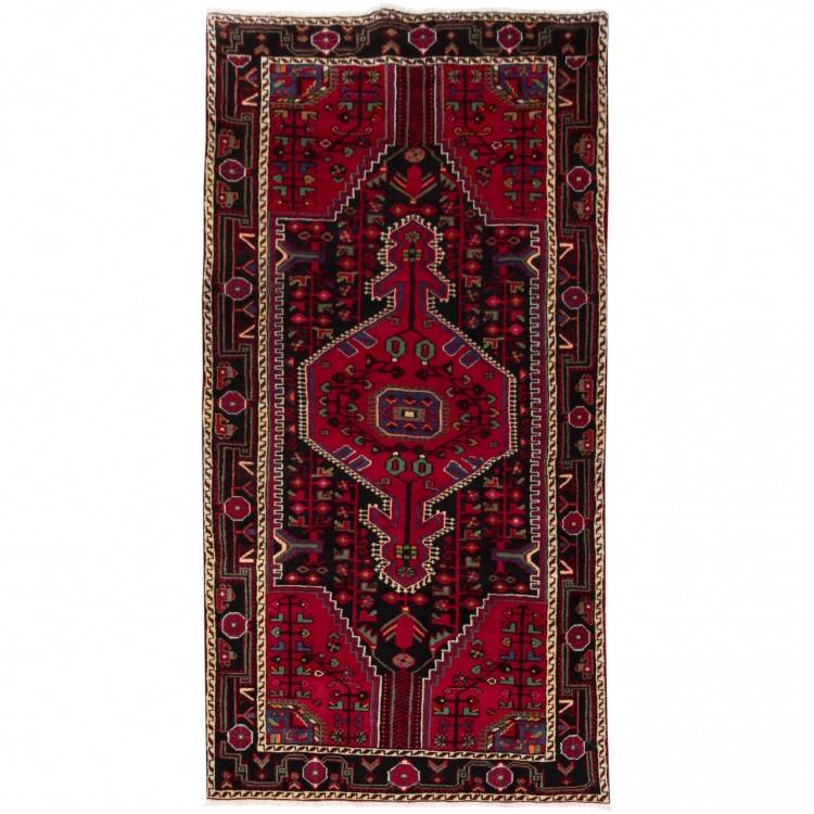 イランの手作りカーペット トゥイゼルカン 番号 130029 - 125 × 246