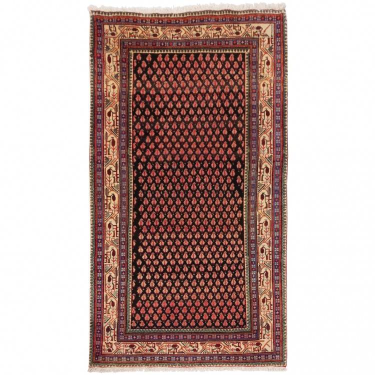 فرش دستباف قدیمی سه و نیم متری اراک کد 130031