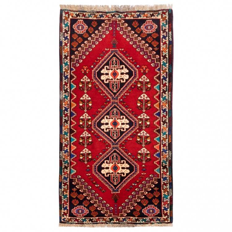 イランの手作りカーペット カシュカイ 番号 130195 - 83 × 156