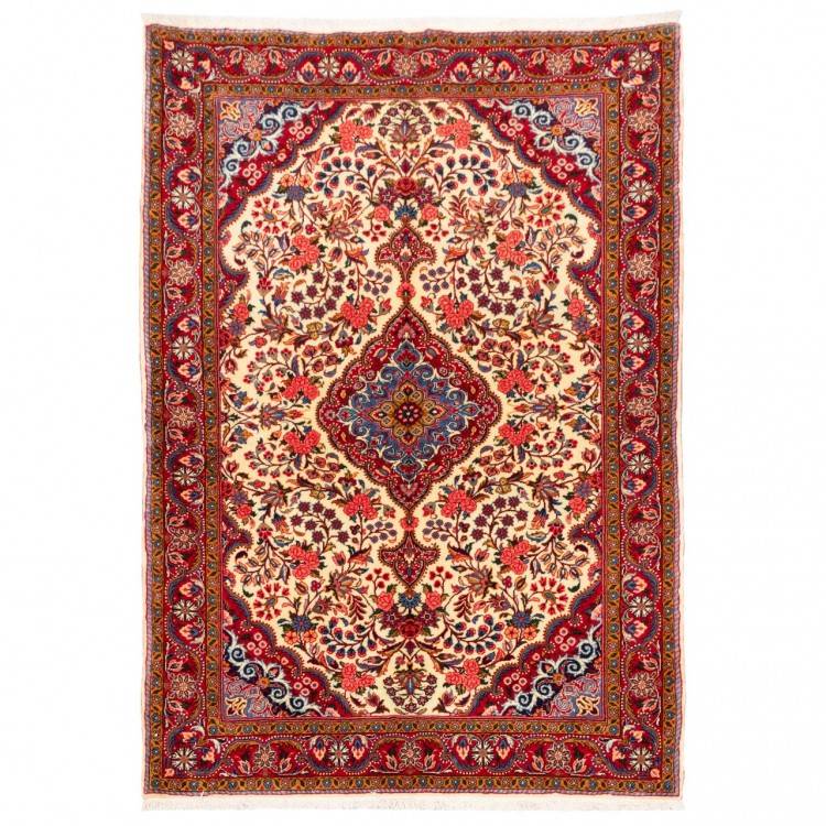 イランの手作りカーペット ジョザン 番号 130200 - 105 × 155