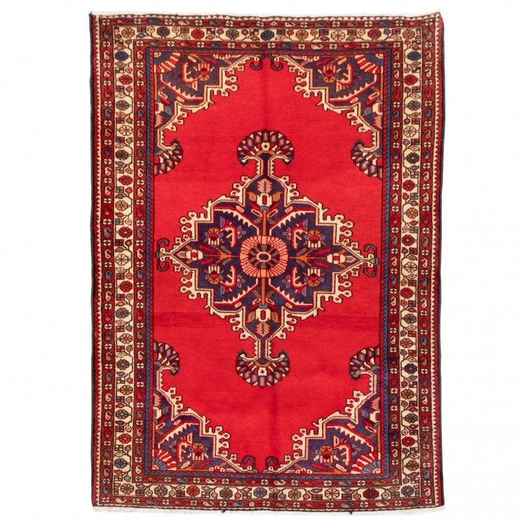 イランの手作りカーペット タフレッシュ 番号 130202 - 105 × 150