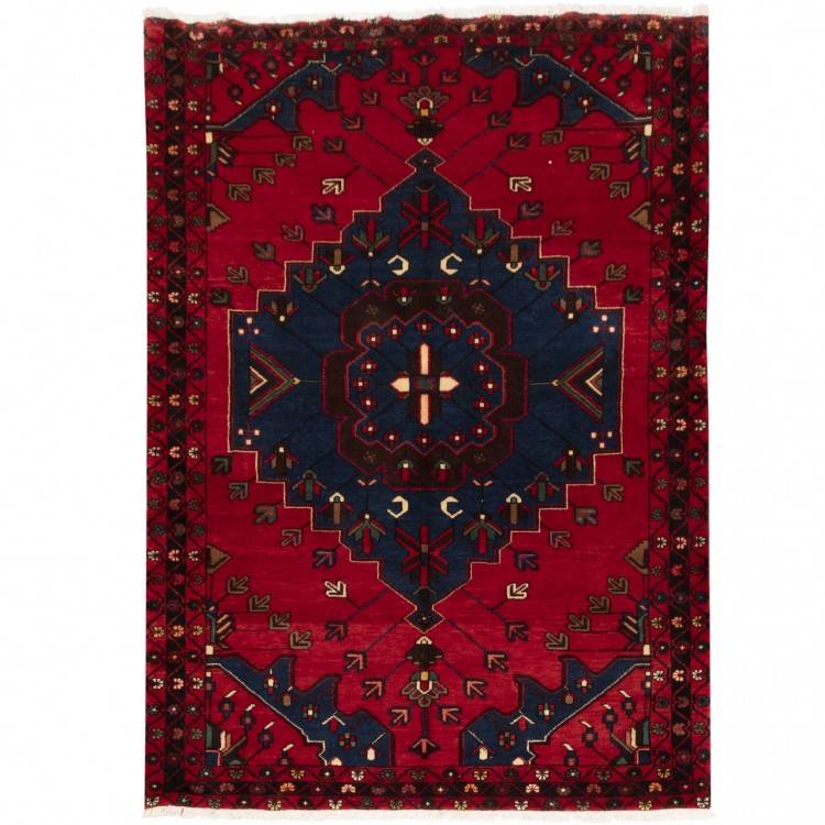 イランの手作りカーペット シャーセバン 番号 130043 - 168 × 234
