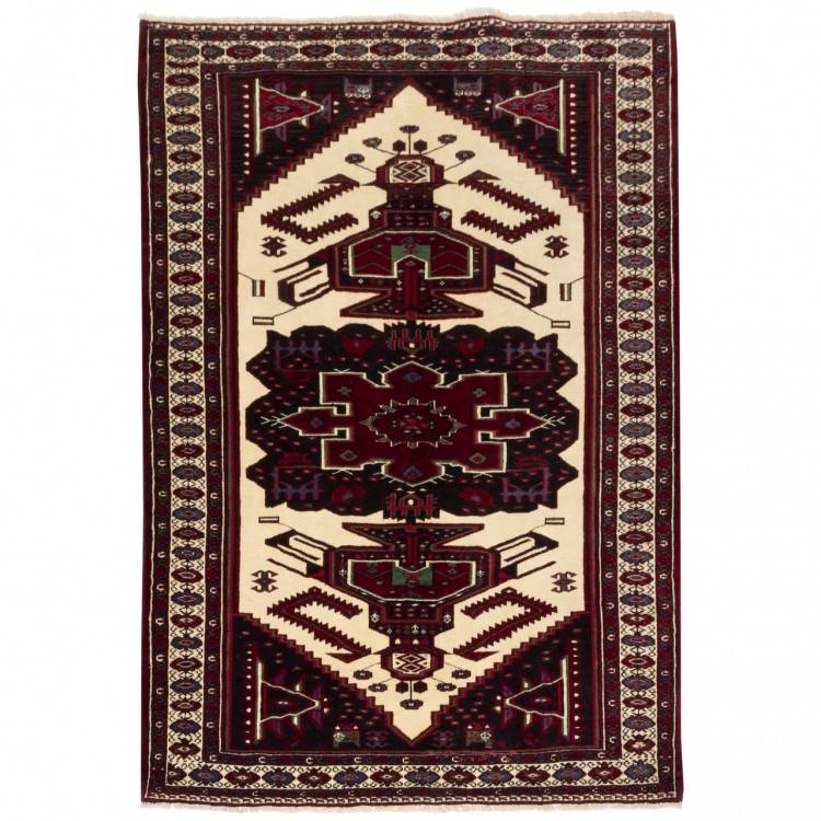 فرش دستباف قدیمی دو و نیم متری ترکمن کد 130047