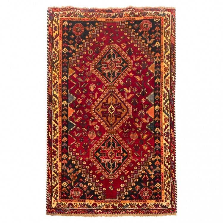イランの手作りカーペット カシュカイ 番号 130098 - 110 × 179