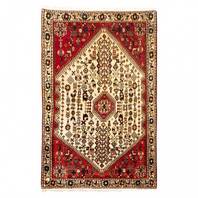 イランの手作りカーペット アバデ 番号 130101 - 100 × 150