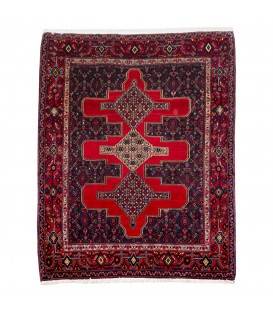 イランの手作りカーペット サナンダジ 番号 130115 - 130 × 158