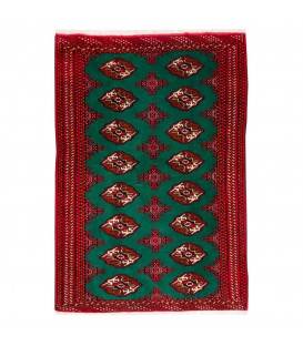 イランの手作りカーペット トルクメン 番号 130125 - 100 × 150