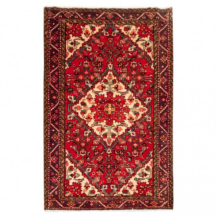 イランの手作りカーペット フセイン アバド 番号 130137 - 105 × 158