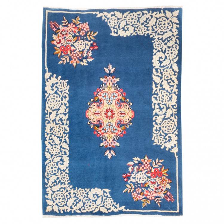 イランの手作りカーペット ヤズド 番号 130154 - 100 × 150