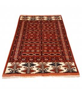 Handgeknüpfter Turkmenen Teppich. Ziffer 130163