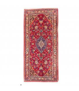 فرش دستباف قدیمی کناره طول یک و نیم متر ساروق کد 130170