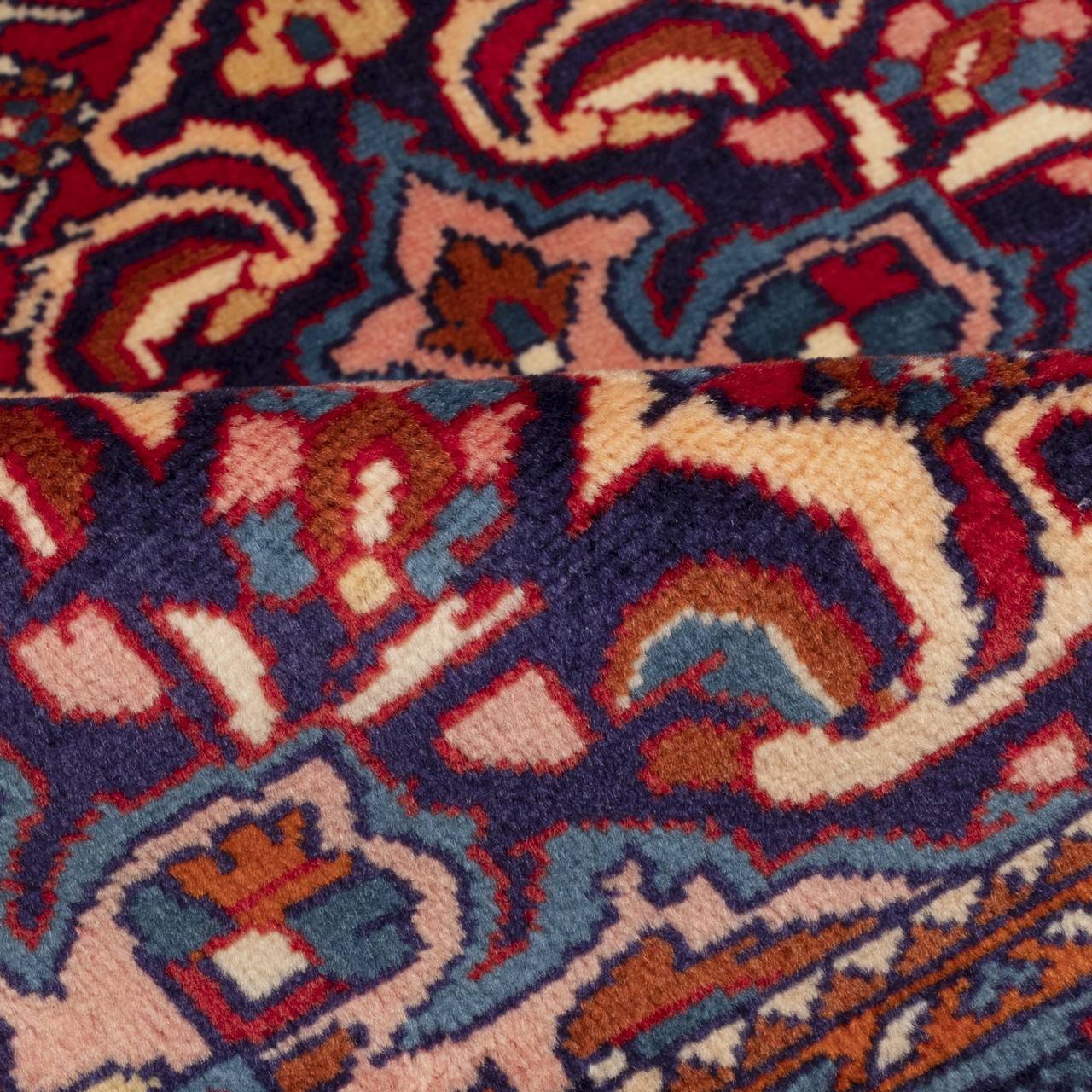 فرش دستباف قدیمی یک متری فراهان کد 705243