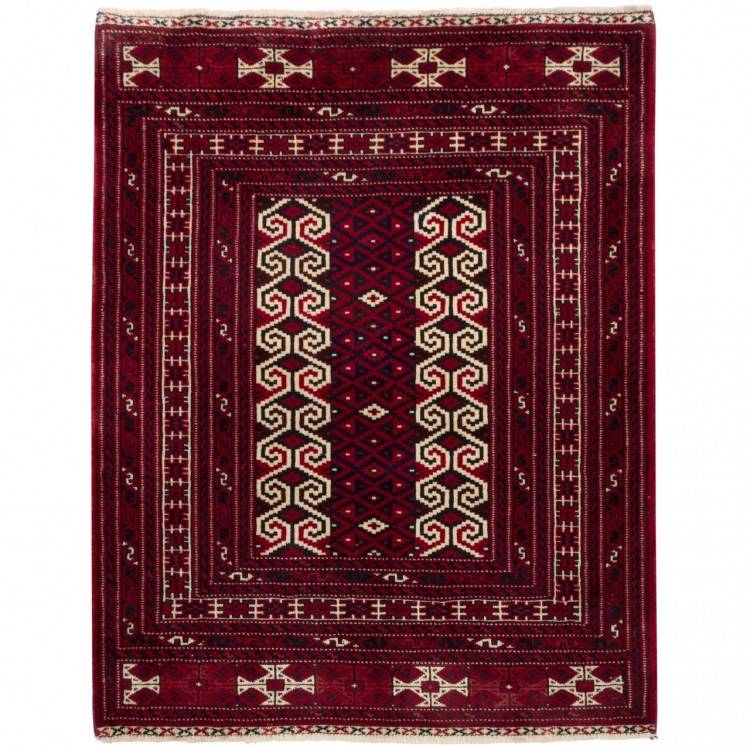 イランの手作りカーペット トルクメン 番号 705244 - 92 × 117