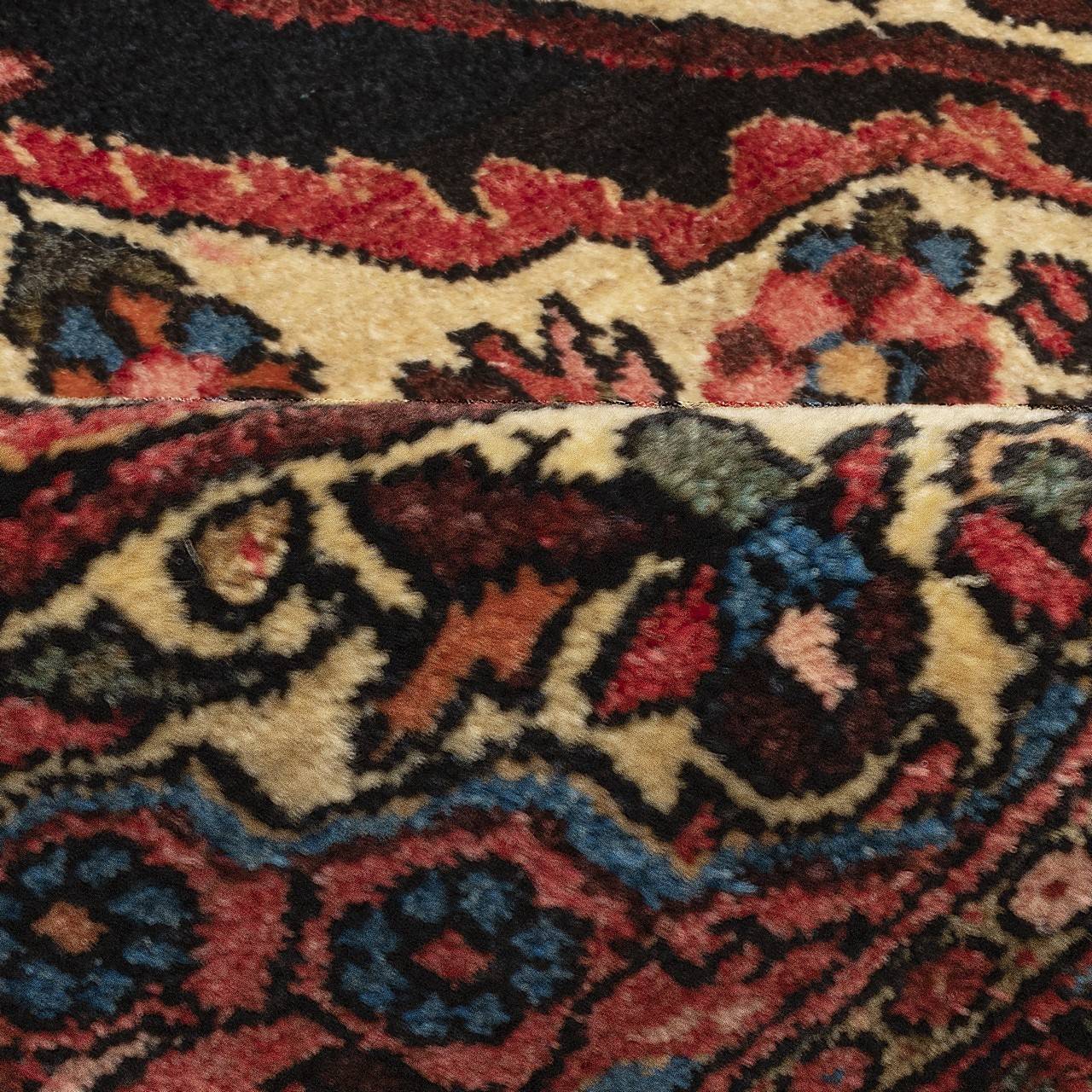فرش دستباف قدیمی نیم متری فراهان کد 705246