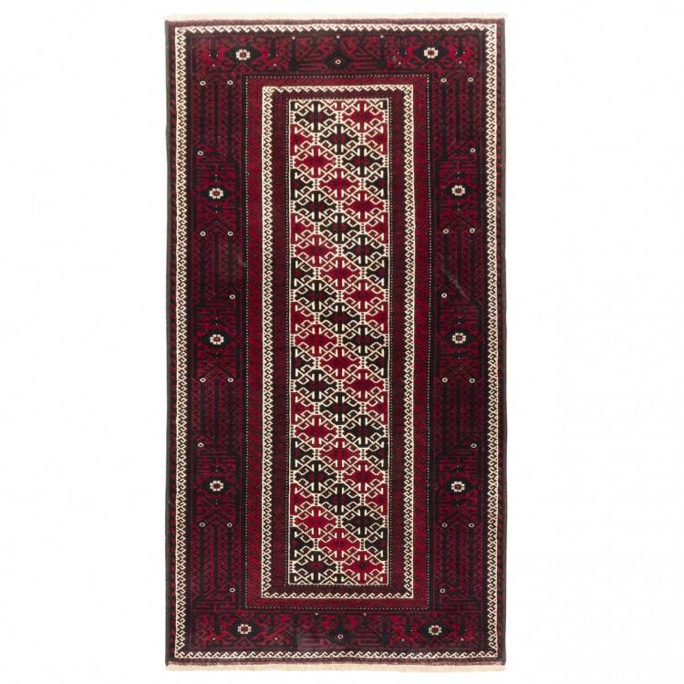 イランの手作りカーペット バルーチ 番号 705264 - 98 × 194
