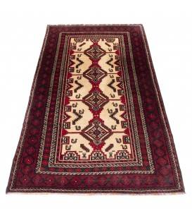 イランの手作りカーペット バルーチ 番号 705273 - 97 × 191