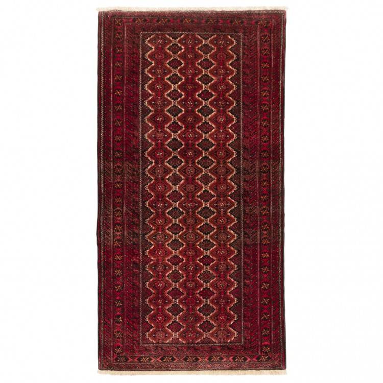 イランの手作りカーペット バルーチ 番号 705276 - 98 × 195