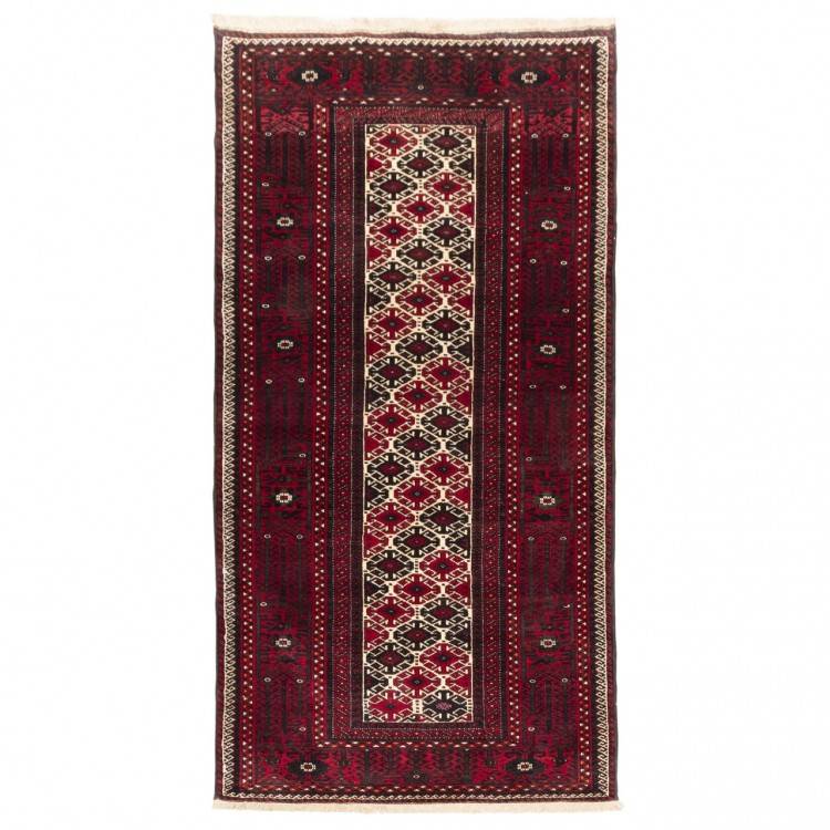 イランの手作りカーペット バルーチ 番号 705291 - 107 × 205