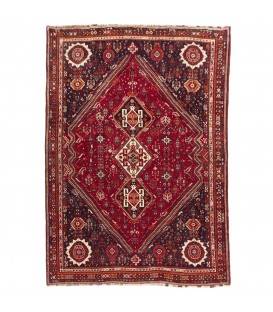 فرش دستباف قدیمی شش متری شیراز کد 129023