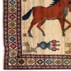 Tappeto persiano Shiraz annodato a mano codice 129068 - 155 × 235