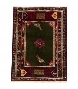 فرش دستباف قدیمی دو متری شیراز کد 129078