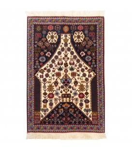 イランの手作りカーペット カシュカイ 番号 129085 - 59 × 88