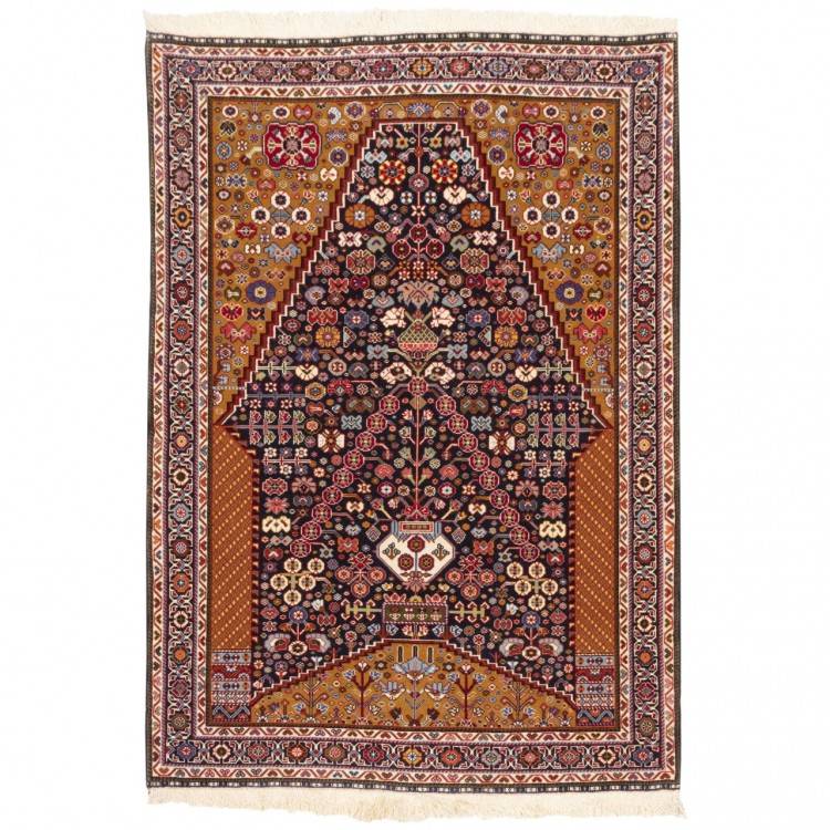 イランの手作りカーペット カシュカイ 番号 129089 - 79 × 112