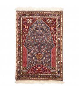 イランの手作りカーペット カシュカイ 番号 129090 - 81 × 117