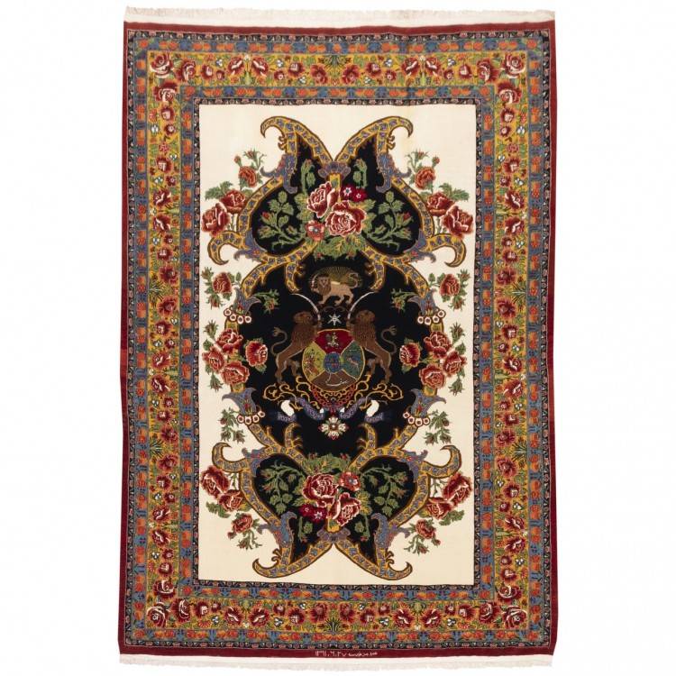イランの手作りカーペット サナンダジ 番号 129112 - 203 × 288