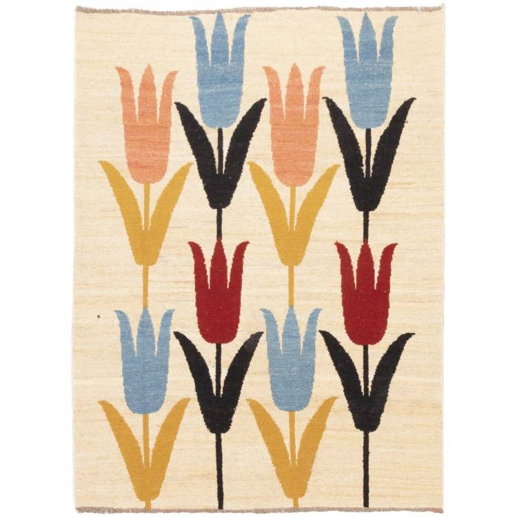 Персидский килим ручной работы Керман Код 129116 - 142 × 188