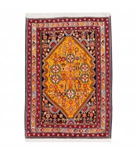 イランの手作りカーペット カシュカイ 番号 129139 - 106 × 149