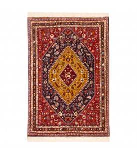 イランの手作りカーペット カシュカイ 番号 129143 - 99 × 146